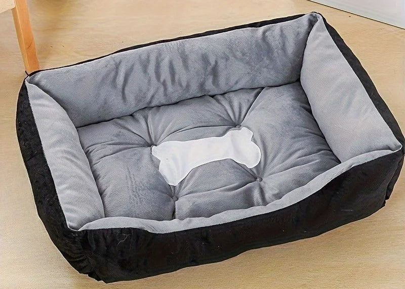 Orthopedic Plush Dog Bed