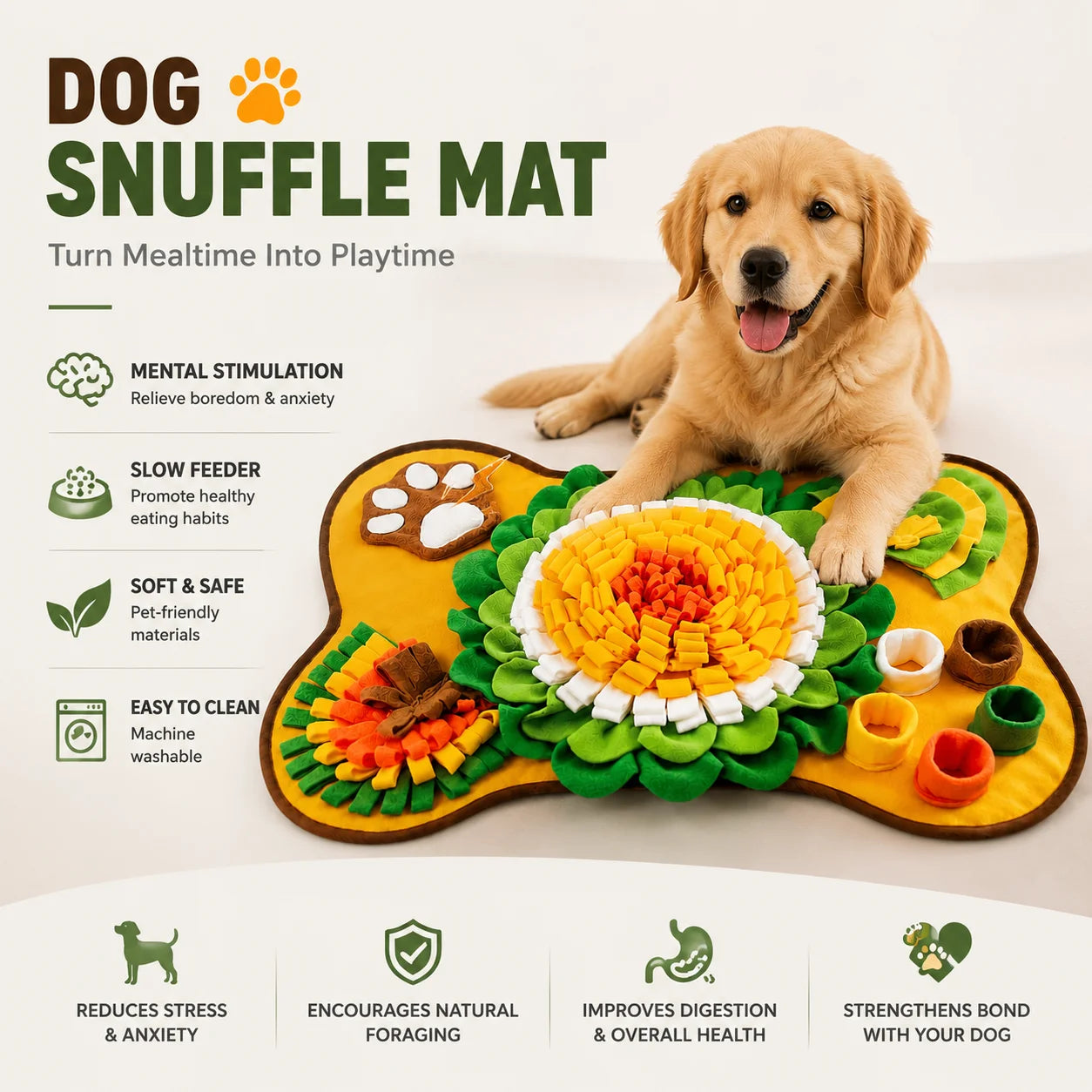 Dog Snuffle Mat Slow Feeder
