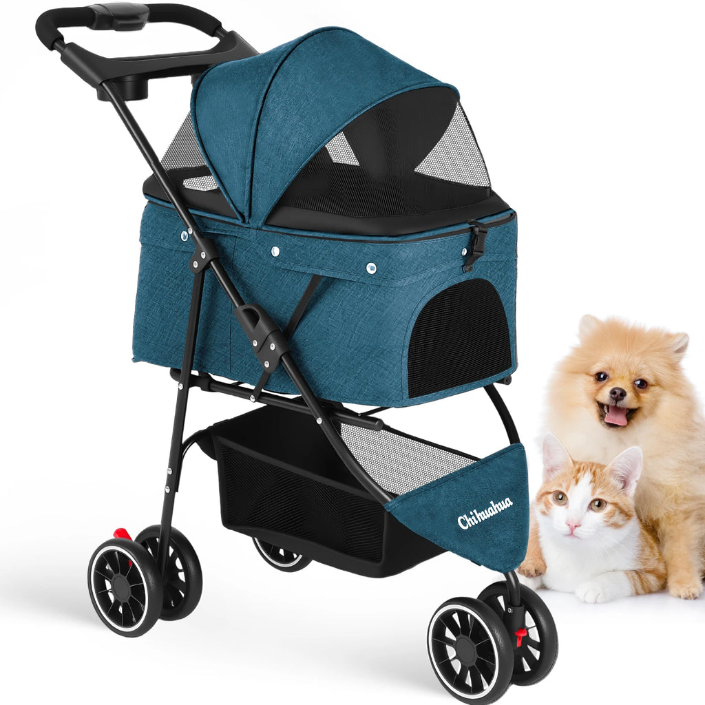 3-Wheel Pet Stroller