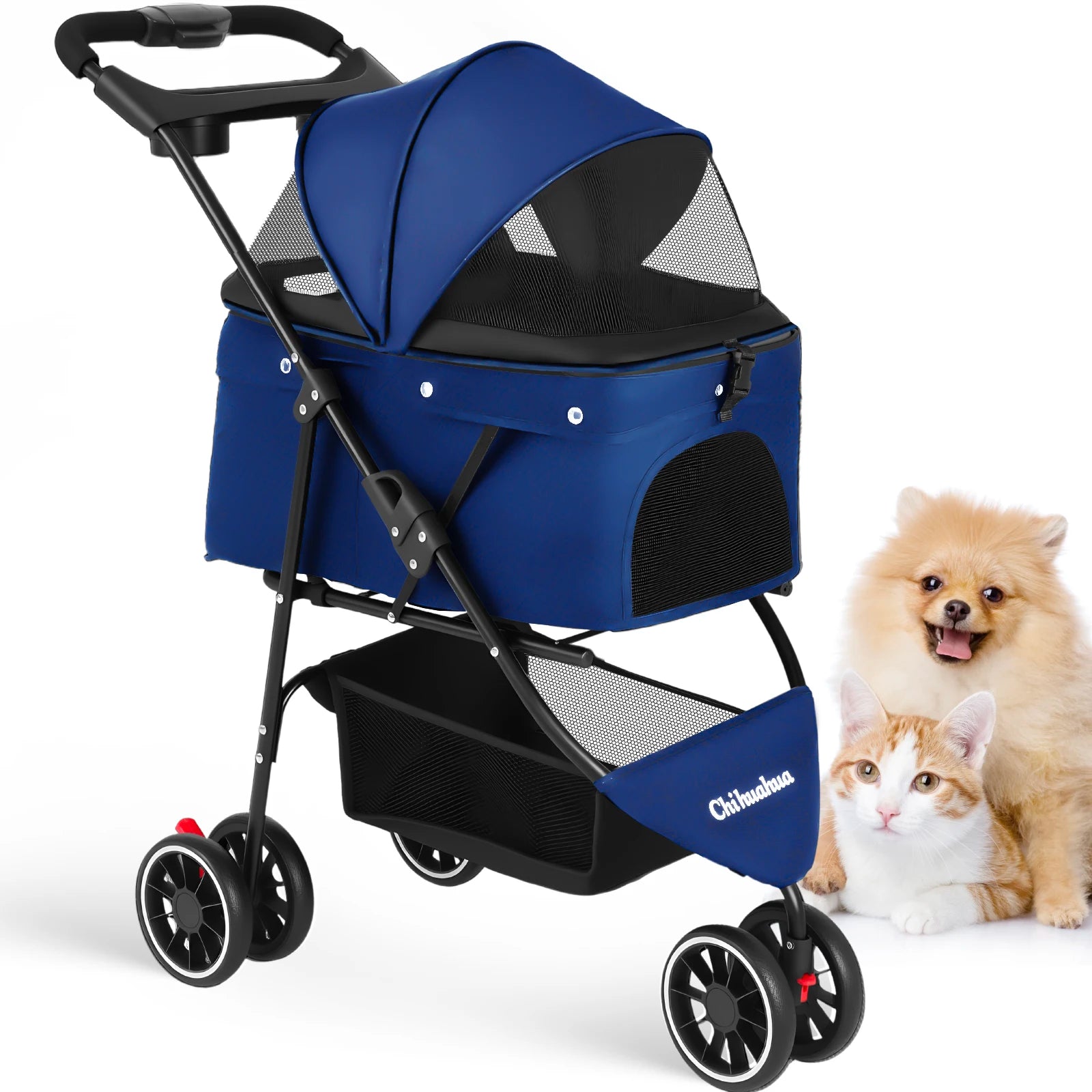 3-Wheel Pet Stroller