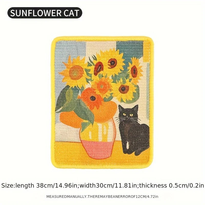 Wall-Mounted Cat Scratching Pad