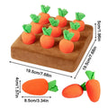 Dog Snuffle Mat with Carrot Puzzle Toy