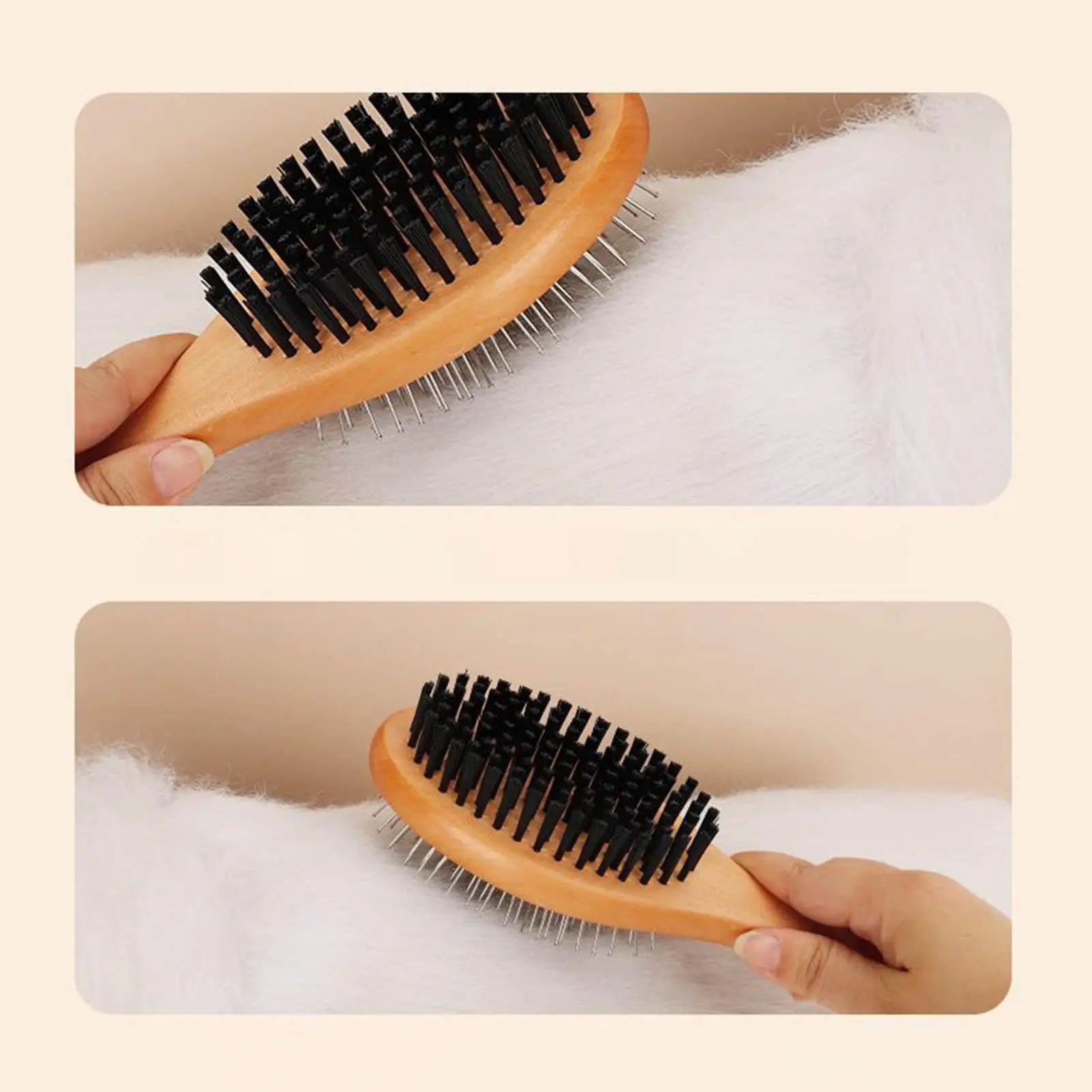 Double-Sided Pet Grooming Brush