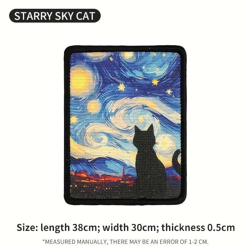 Wall-Mounted Cat Scratching Pad