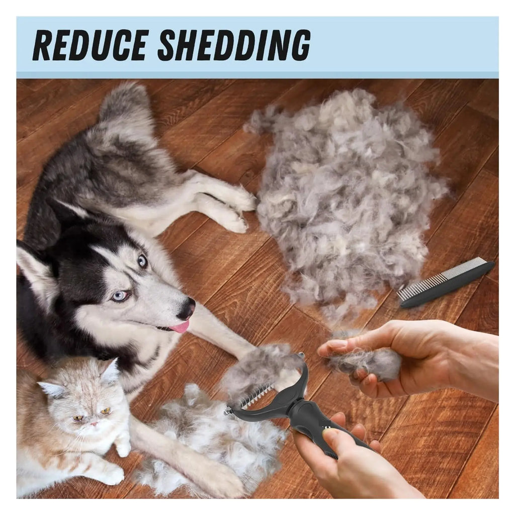 Pet Grooming Brush & Comb Set