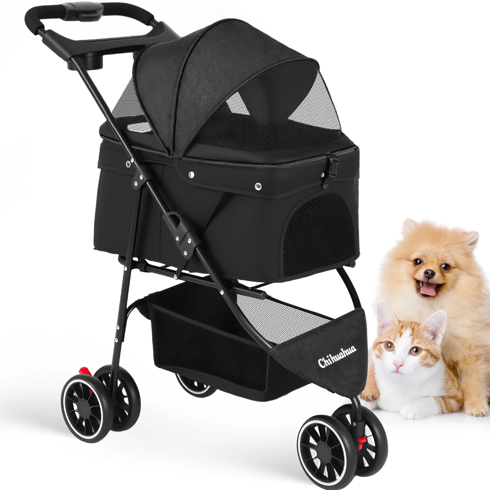3-Wheel Pet Stroller