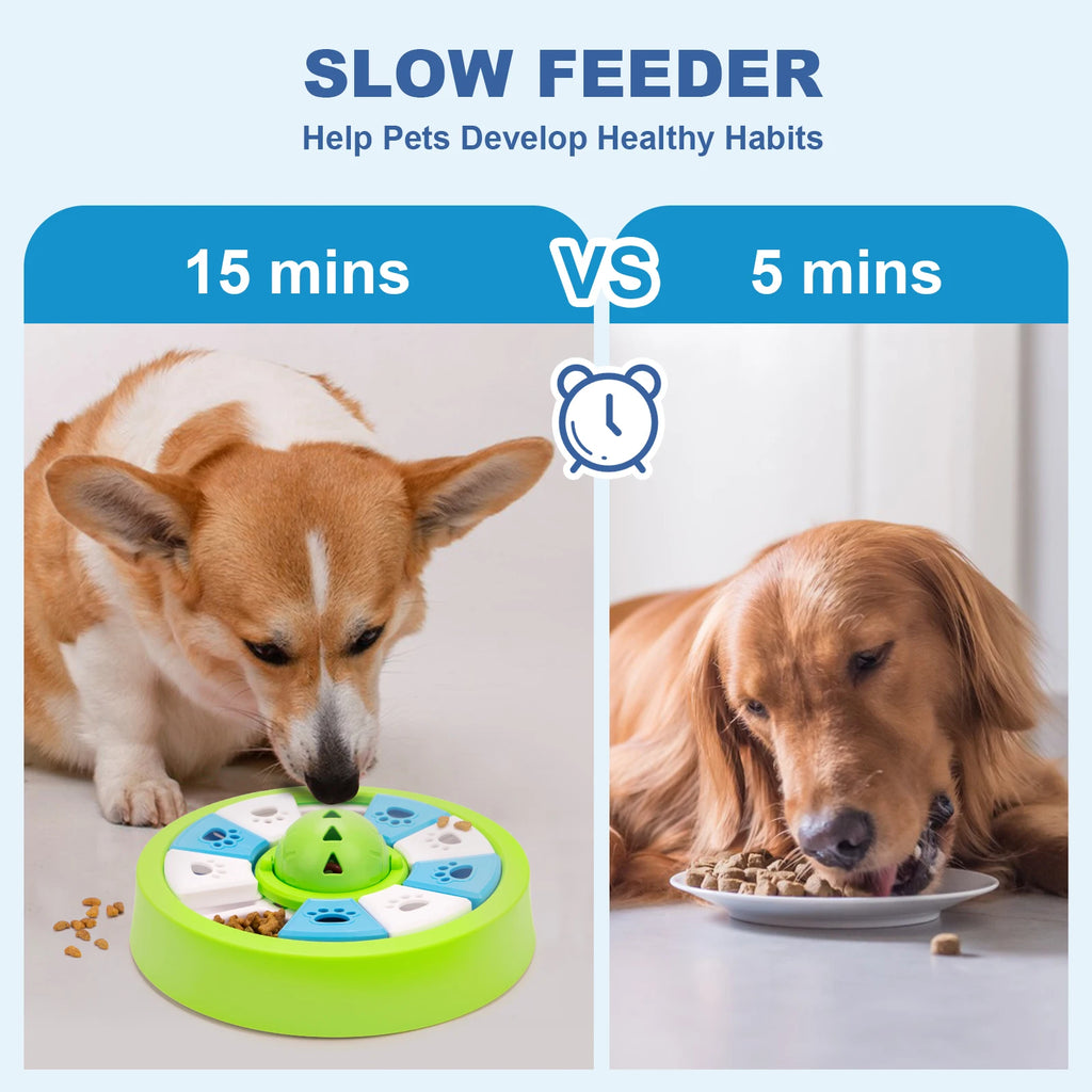 Puzzle Slow Feeder Dog Bowl