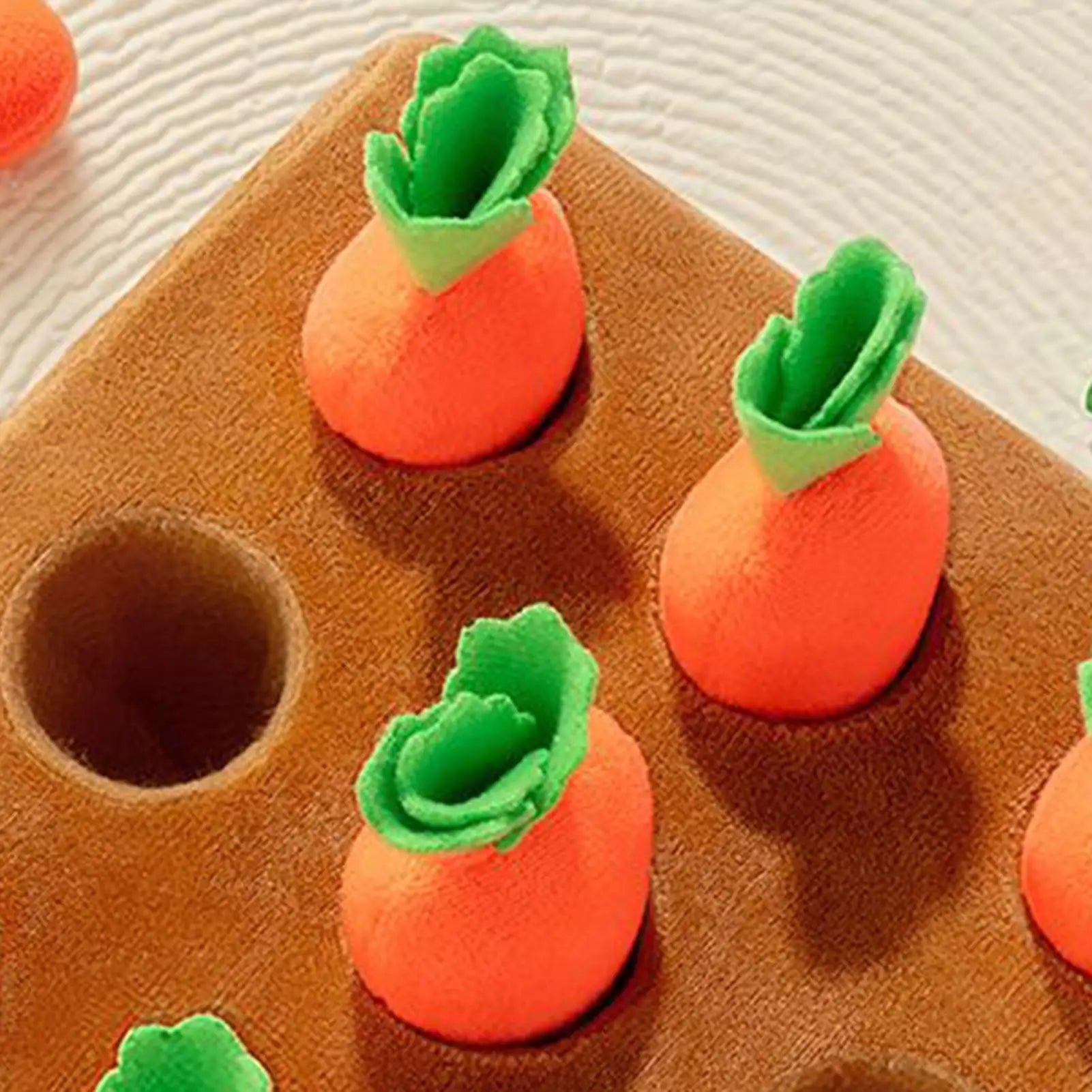 Dog Snuffle Mat with Carrot Puzzle Toy