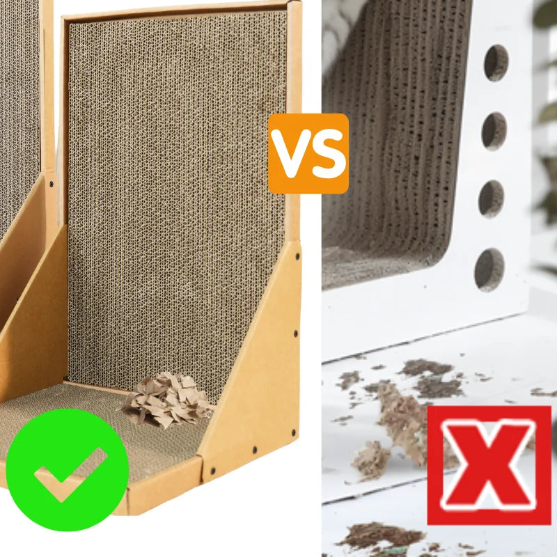 L-Shaped Wall Scratching Post for Cats