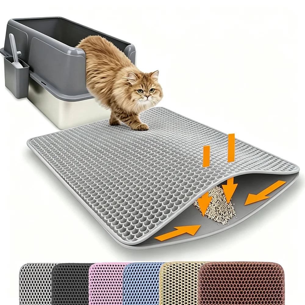 Cat Litter Mat with Removable Cover
