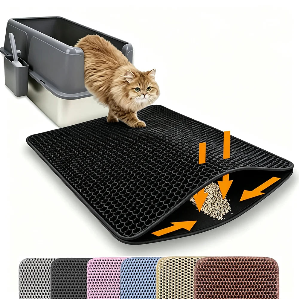 Cat Litter Mat with Removable Cover