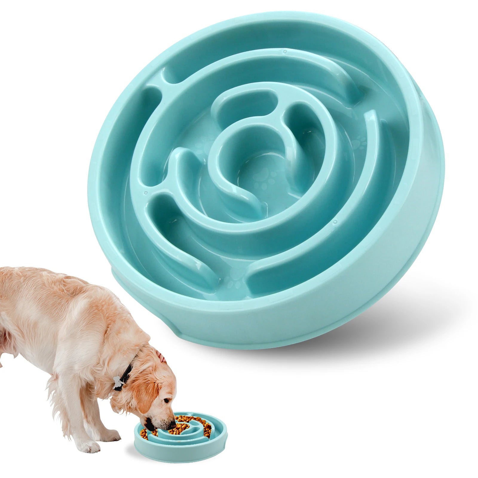 Slow Feeder Bowl for Cats & Dogs