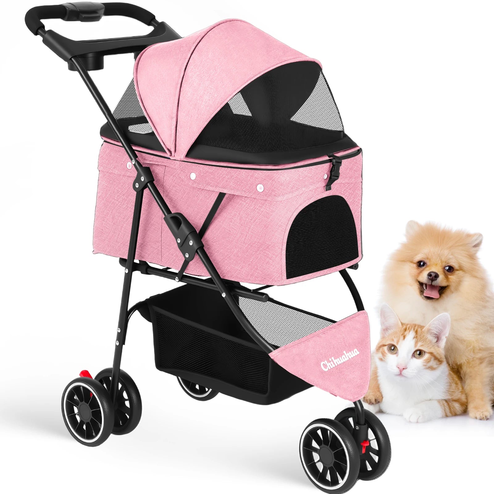 3-Wheel Pet Stroller