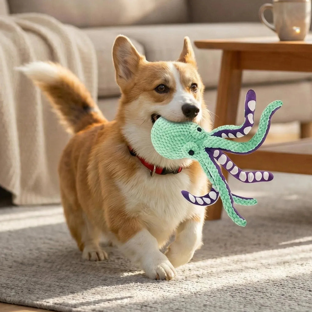 Octopus Squeaky Toy
