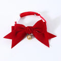 Velvet Bowtie Cat Collar