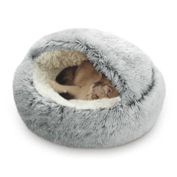 Hooded Cave Cat Bed