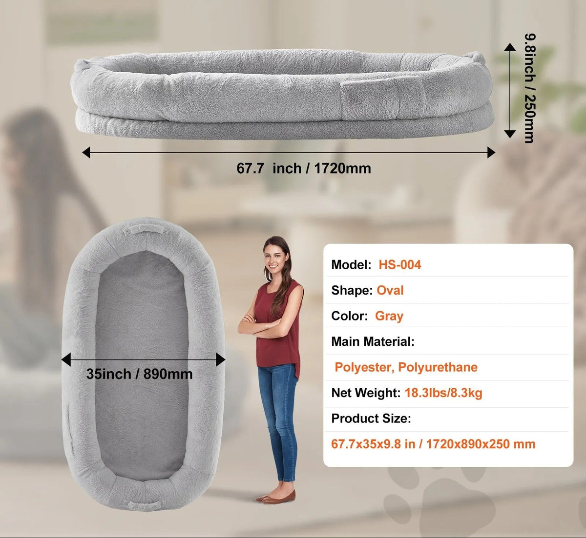 Extra Large Orthopedic Dog Bed