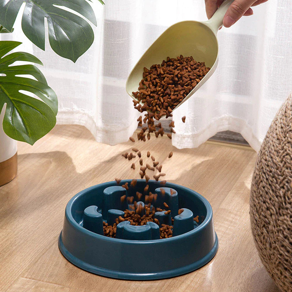 Slow Feeder Food Bowl for Anxious Dogs