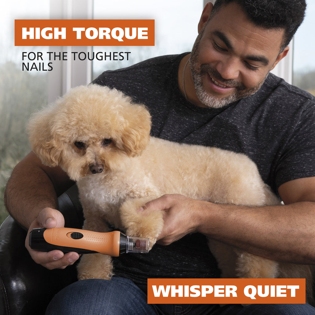 2 Speed Battery Dog Nail Grinder - Orange/Black 5974