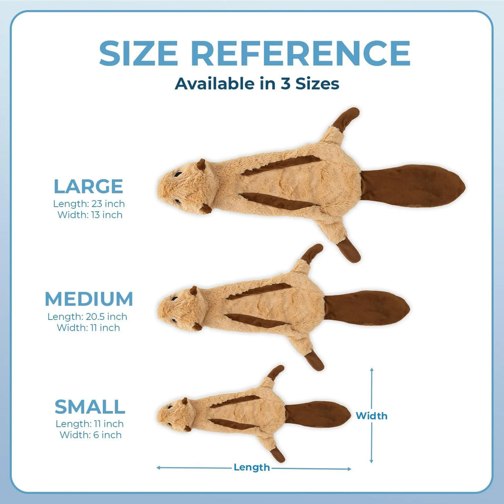 Dog Squeaky Chew Toys Fun Skin,Plush,Log, Small, 4 in 1