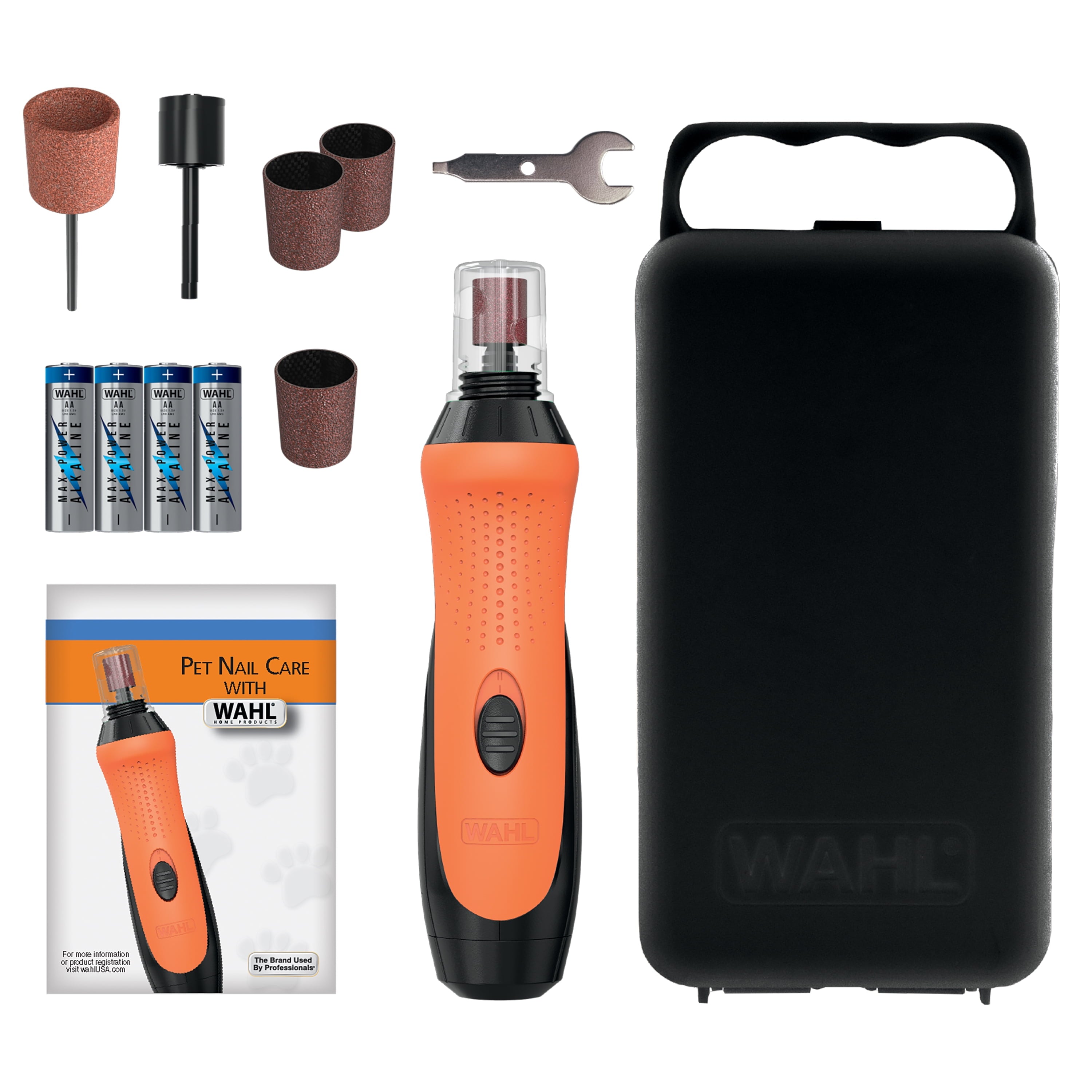 2 Speed Battery Dog Nail Grinder - Orange/Black 5974