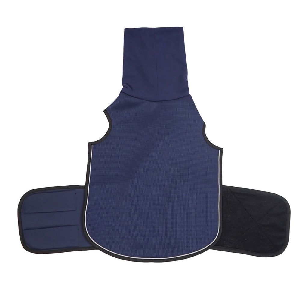 Dog Anxiety Jacket, Calming Vest for Dogs, Polyester Spandex with Reflective Strip, 2-Way Wear Adjustable Fit for Small Medium Large Breeds, Breathable Mesh