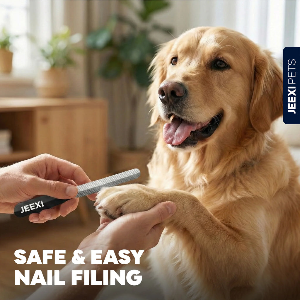Blue Dog Nail Clippers and Trimmer with Safety Guard, Avoid Over-Cutting Toenail Razor Sharp Blades, Small Medium Large Breeds