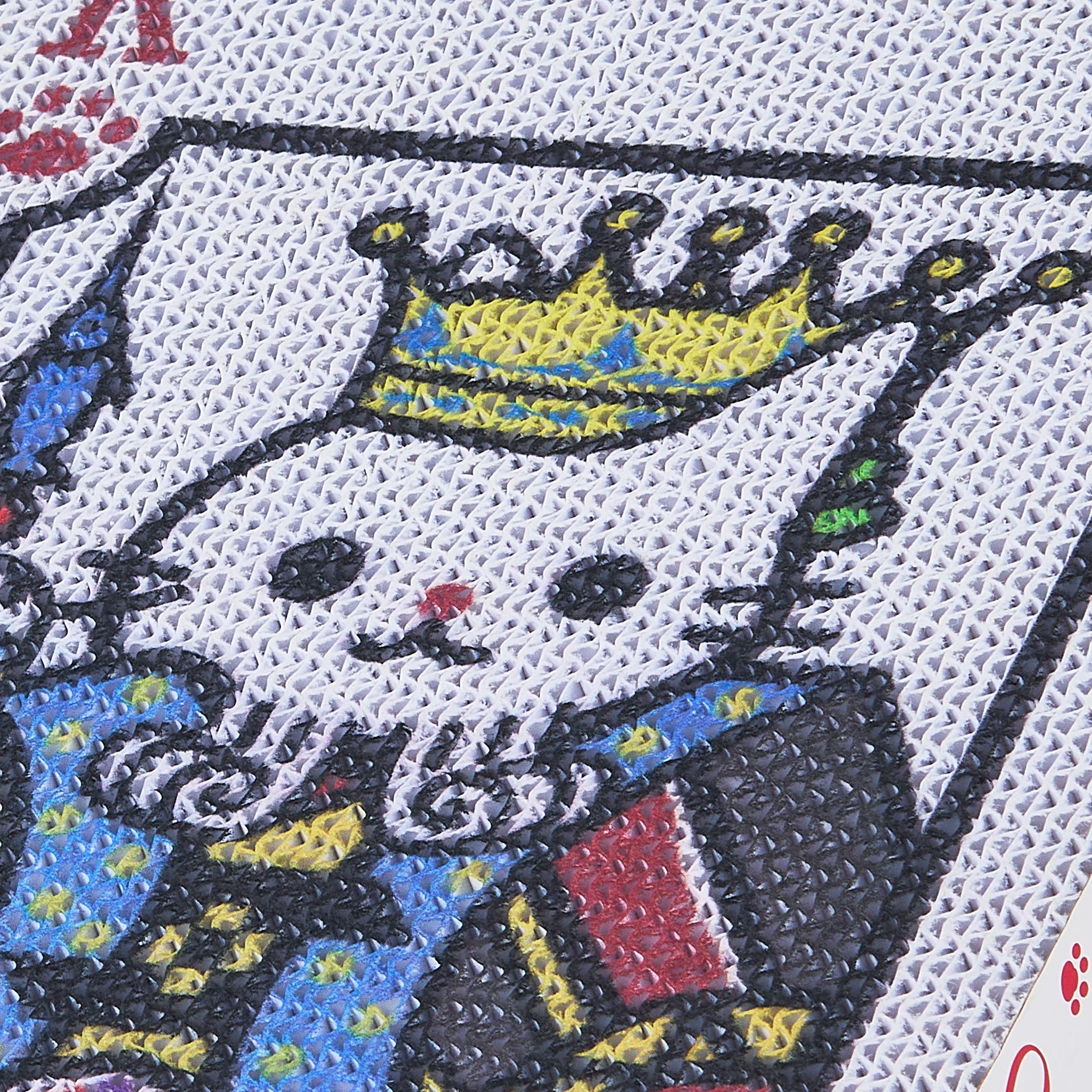 Corrugate Poker Card Cat Scratcher, Multicolor, 15.7" X 9.4"