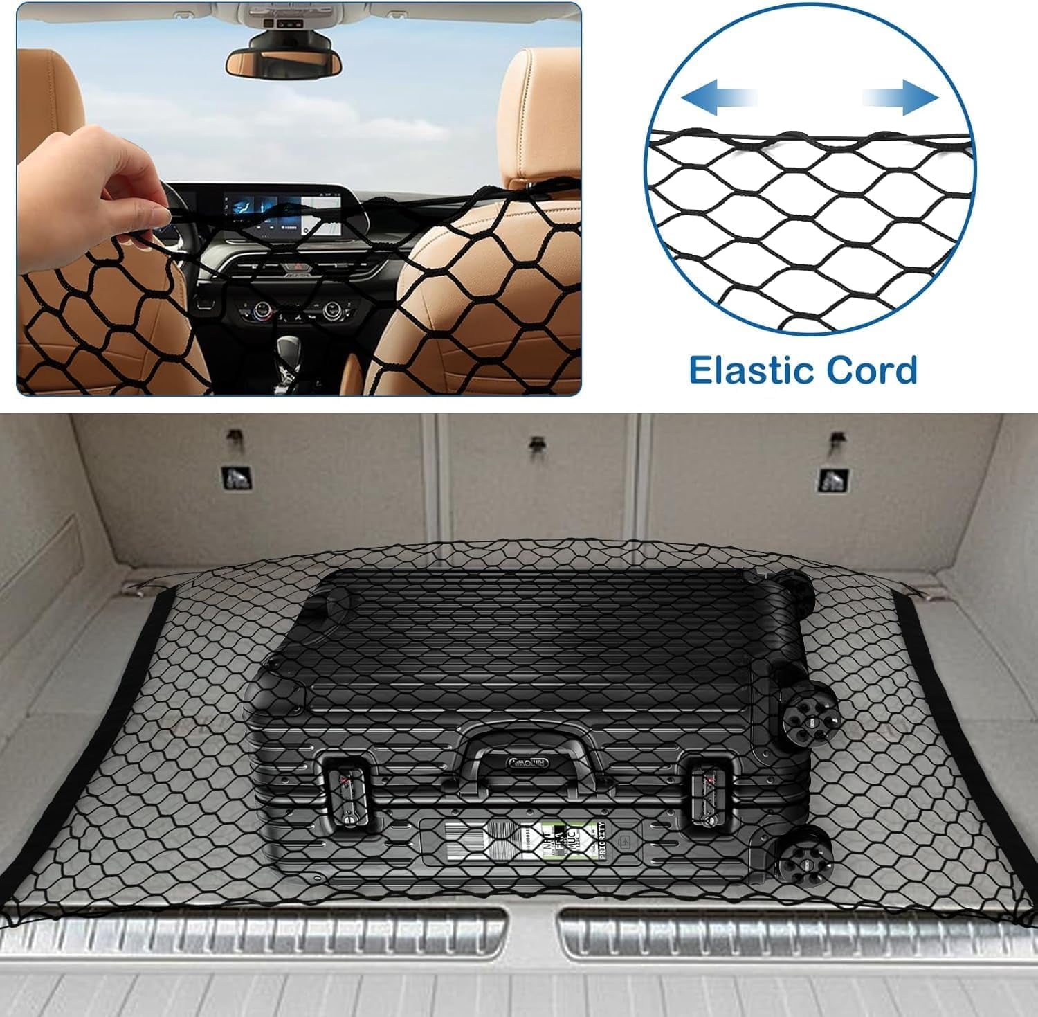 Pet Dog Car Barrier for Suv Car Net for Dogs Gate Gate for Car (47In X 27In)