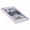Corrugate Poker Card Cat Scratcher, Multicolor, 15.7" X 9.4"