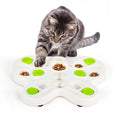 Interactive Cat Puzzle Feeder Toy, Cat Slow Puzzle Feeding Toy for Kitty IQ Training & Mental Stimulation, Butterfly