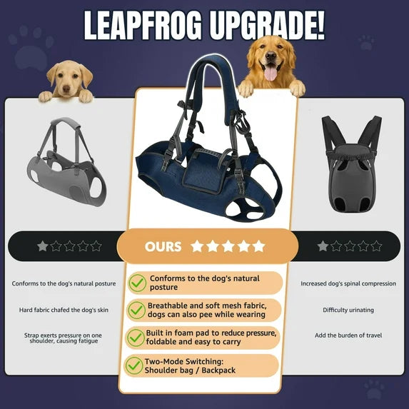 Full Body Dog Sling Carrier & Lift Harness