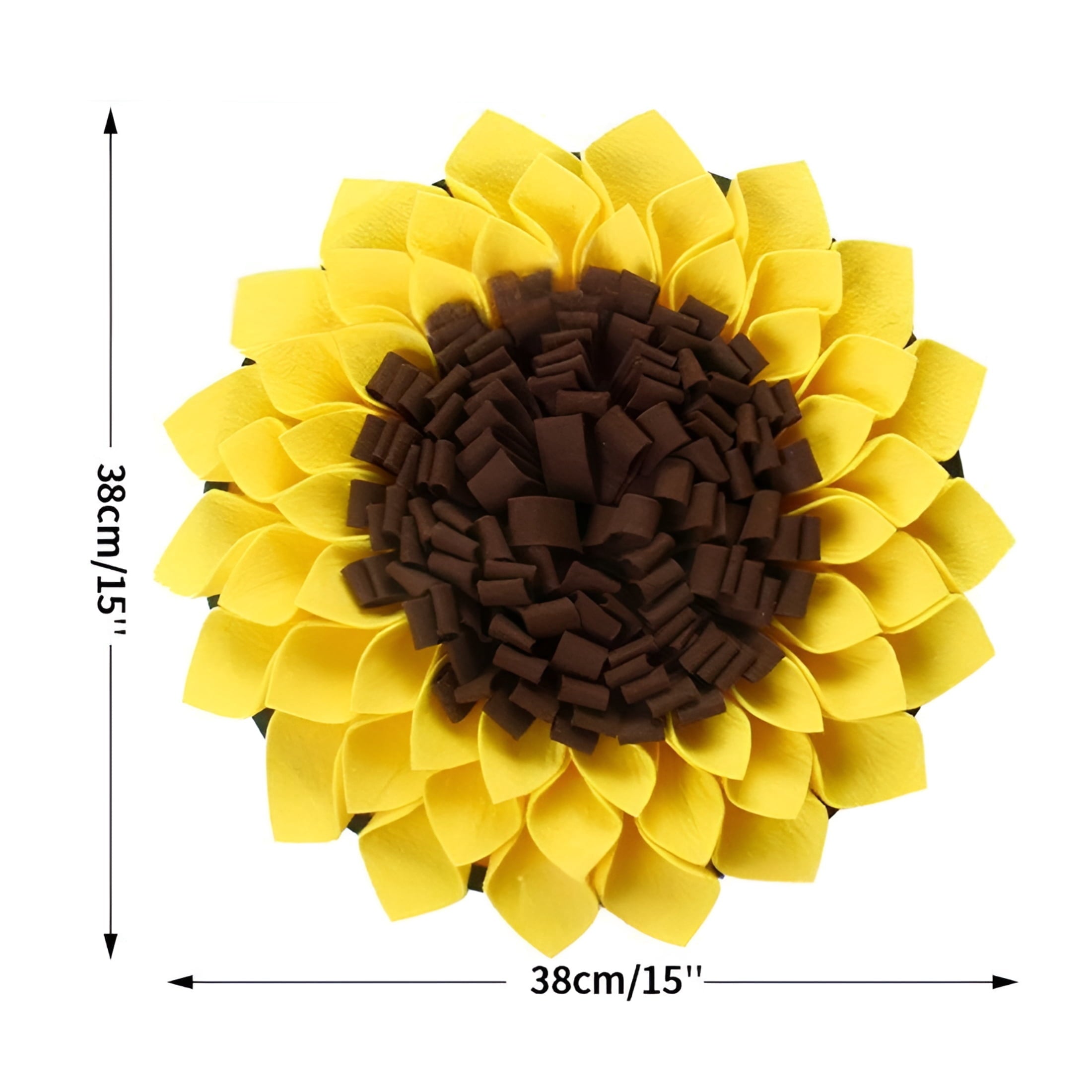 Adorable Feeding Mat Snuffle Mat for Pet Dog with Non Slip and Machine Washable Snuffle Mat for Large Dogs 38X38In