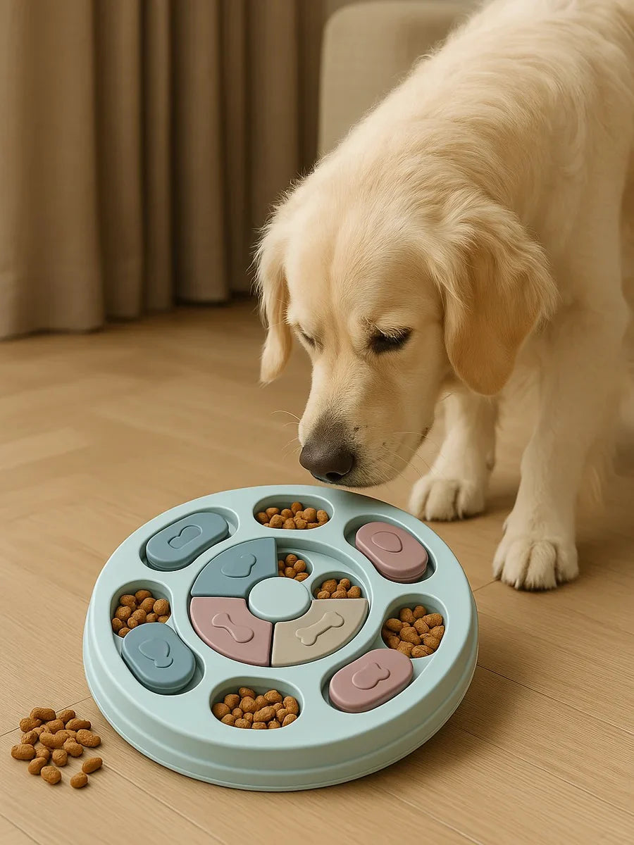 Puzzle Feeder for Anxious Dogs
