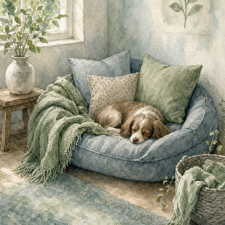 Setting Up a Calm Cove for Anxious Dogs