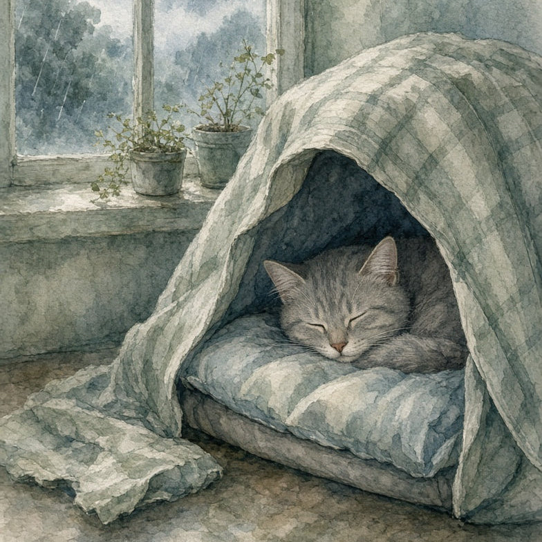 Why Cats Hide During Storms and Fireworks
